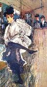  Henri  Toulouse-Lautrec Jane Avril Dancing USA oil painting artist